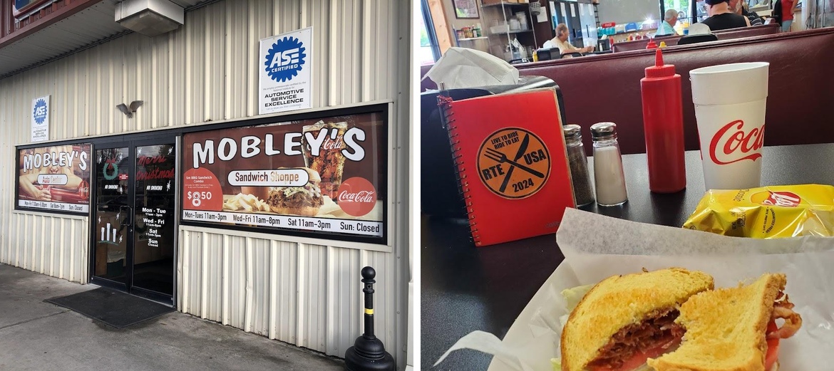 Mobley's Sandwich Shop Menu
